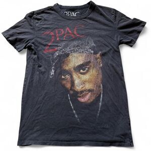 2Pac black graphic tee